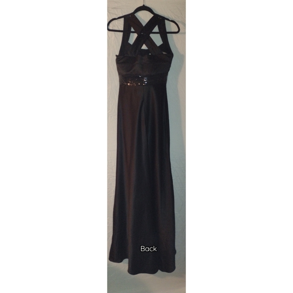 Alexia Couture Sequined Pleated A Line Gown - Picture 2 of 5